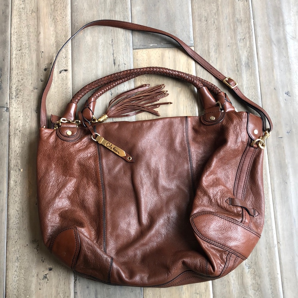 Cole Haan brown leather bag